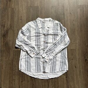 🍒 3 for $10 Sale 🍒 Striped Tencel Blouse